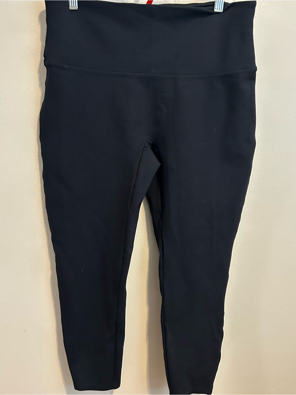 Spanx The Perfect Pant Ponte Ankle Leggings Black High Waisted Women's Size XL P